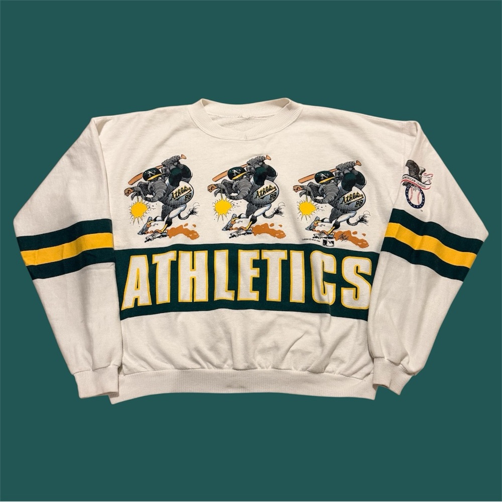 Caribe MLB Oakland Athletics 1989 Sweater